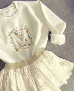 STAR INITIAL SWEATER